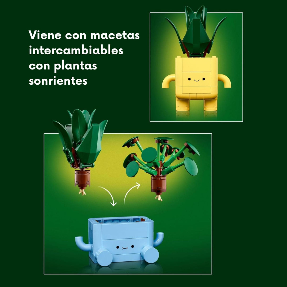 Lego Botanicals - Juego de Bloques Plantas Felices