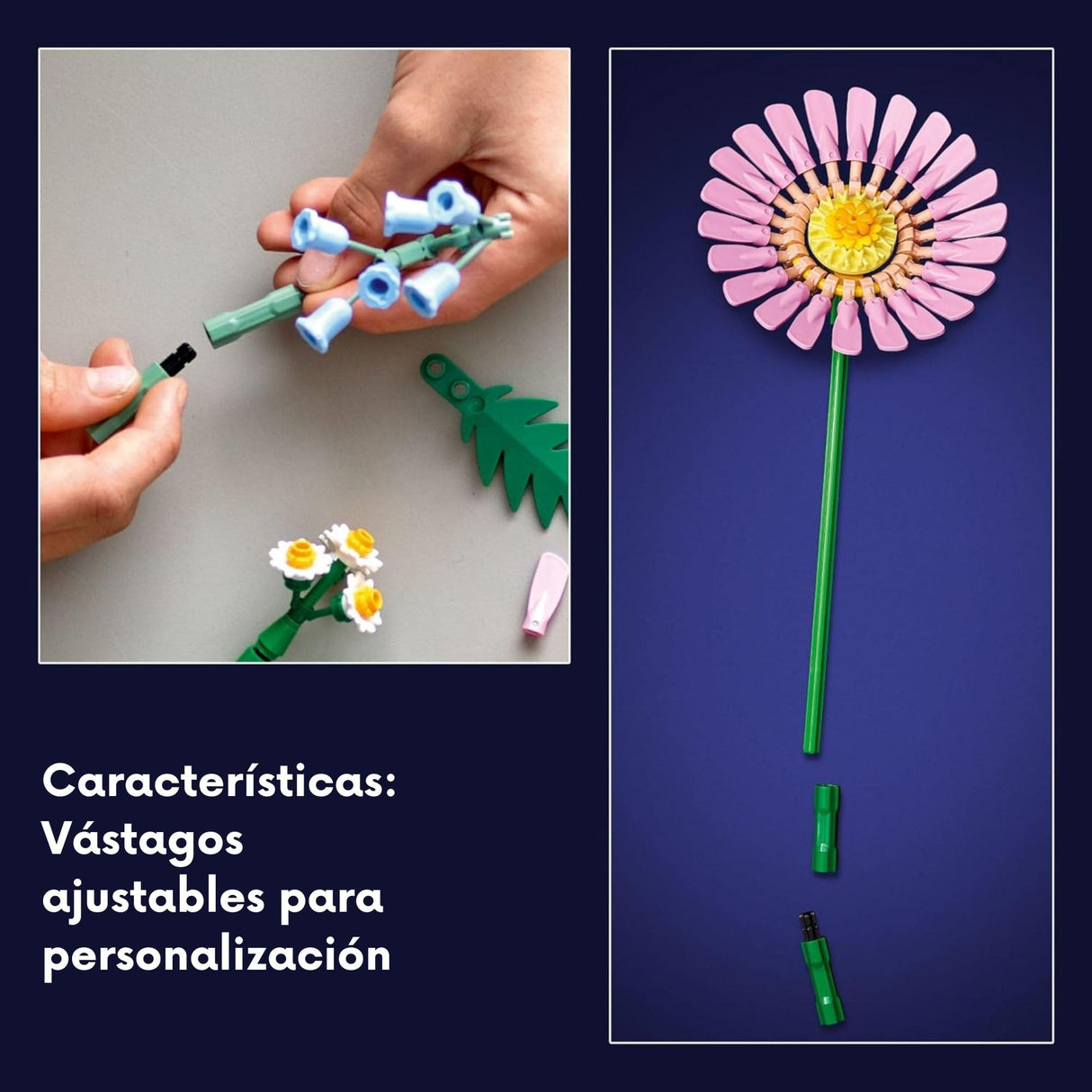 Lego Botanicals - Juego de Bloques Ramillete Rayos de Sol