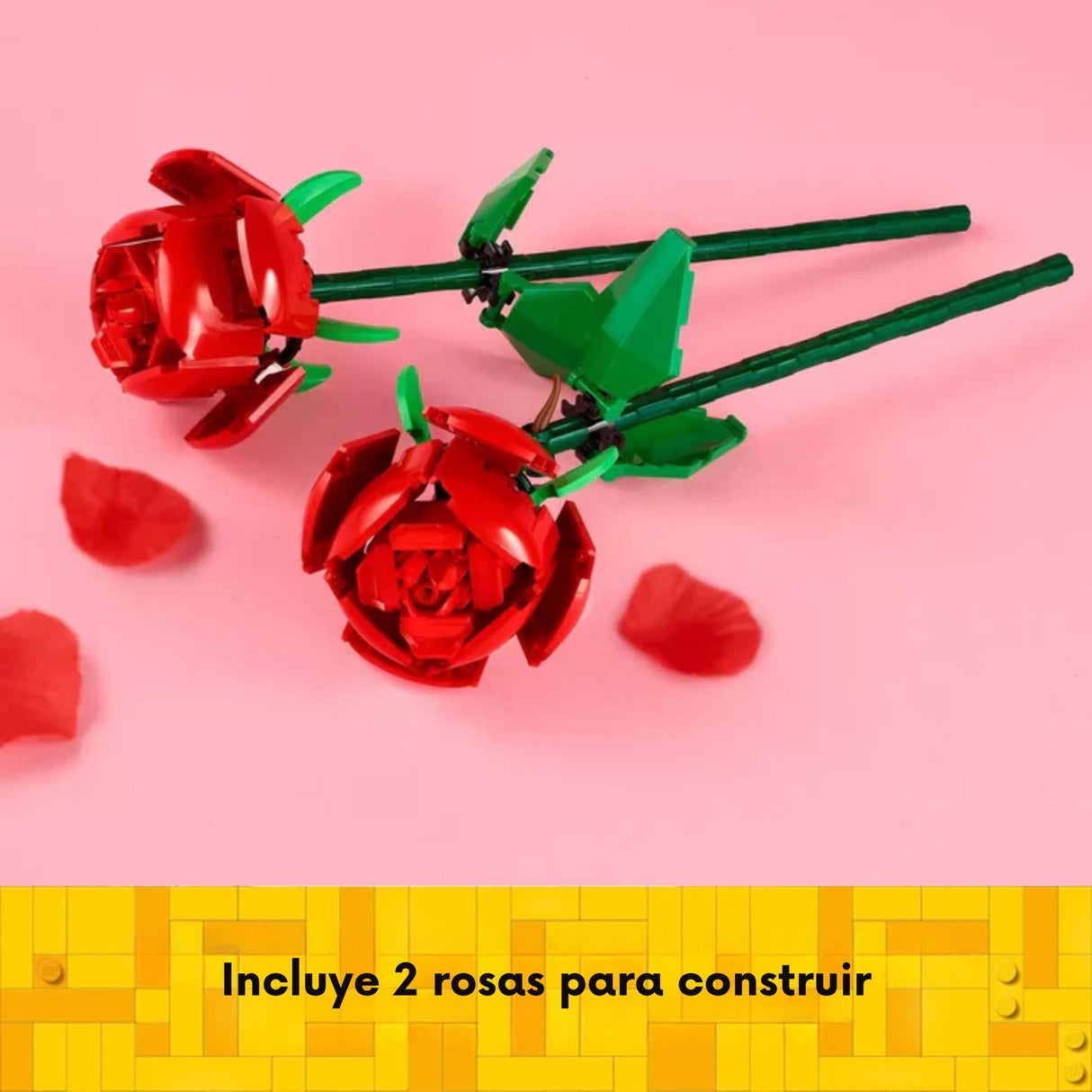 Lego Botanicals - Juego de Bloques Rosas
