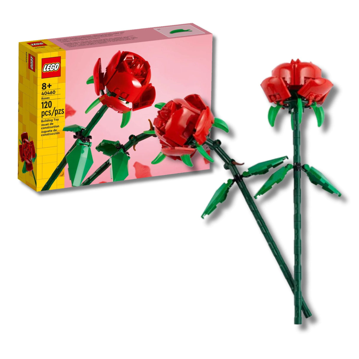 Lego Botanicals - Juego de Bloques Rosas