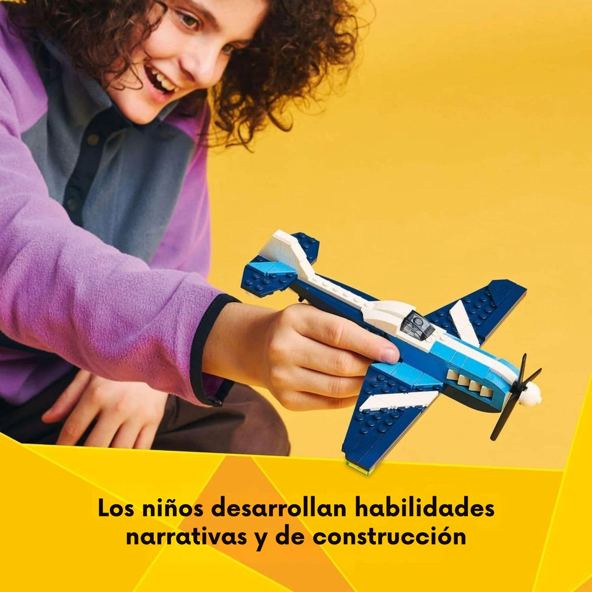 Lego Creator - Juego de Bloques Aeronave: Avión de Carreras