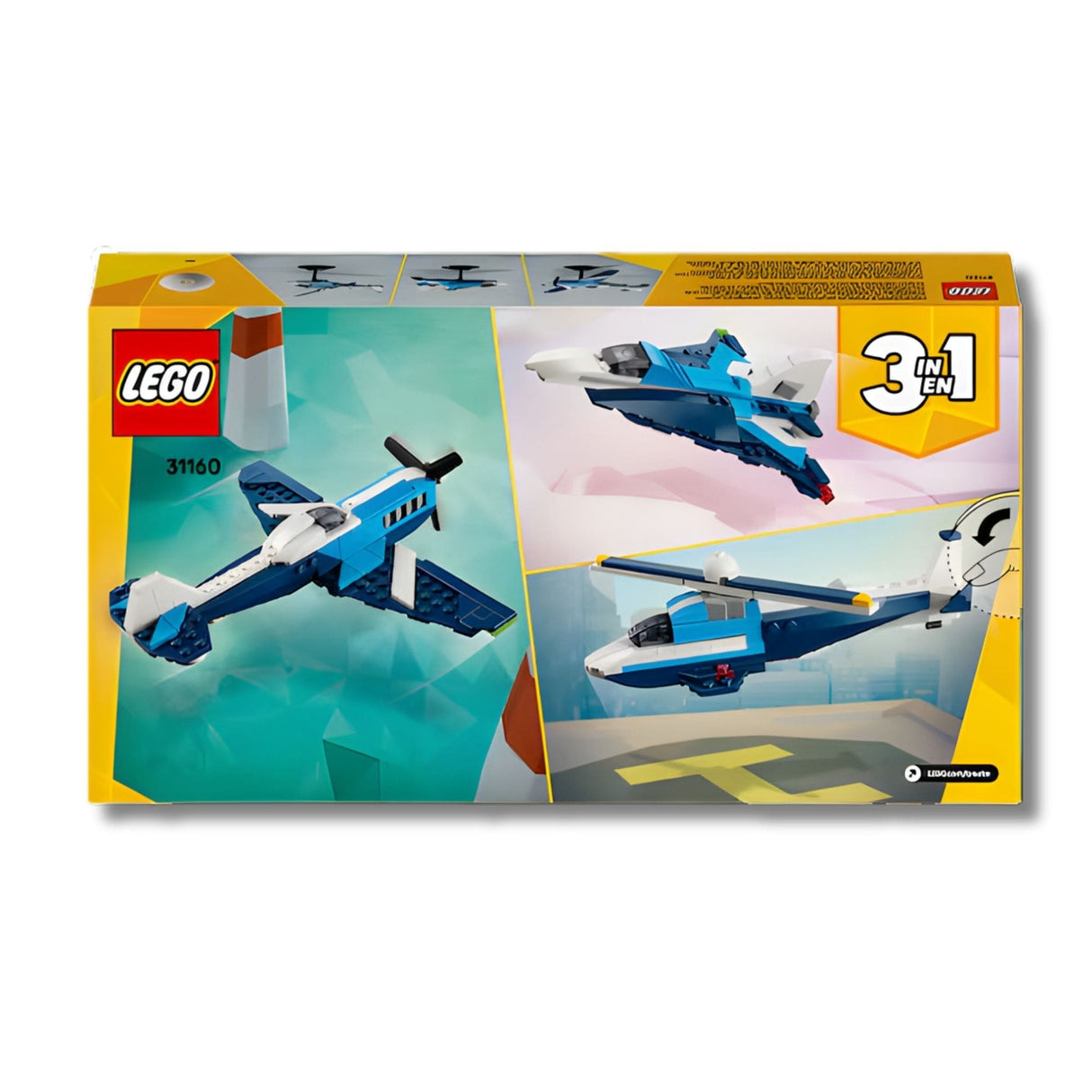 Lego Creator - Juego de Bloques Aeronave: Avión de Carreras