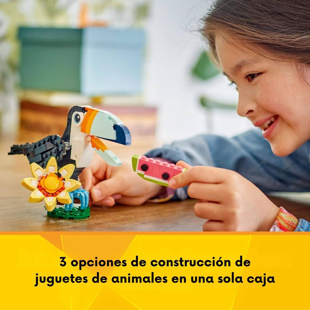 Lego Creator - Juego de Bloques Fauna Salvaje: Tucán Tropical