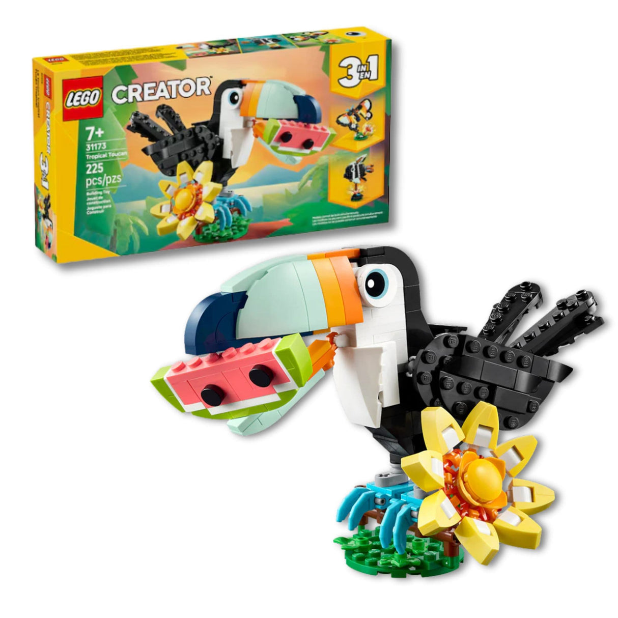 Lego Creator - Juego de Bloques Fauna Salvaje: Tucán Tropical