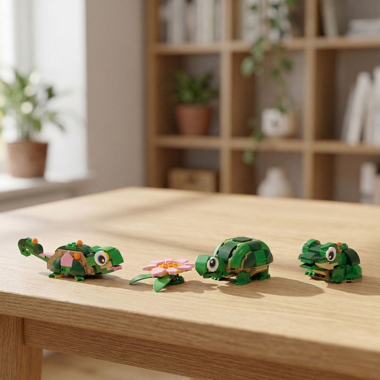 Lego Creator - Juego de Bloques Tortuga con Flor de Nenúfar