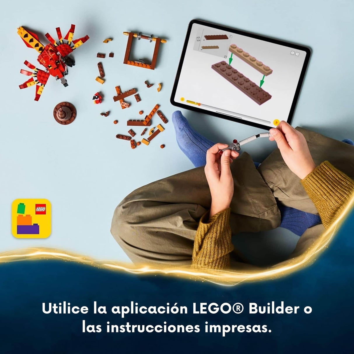 Lego Harry Potter - Juego de Bloques Fawkes: Fénix de Dumbledore