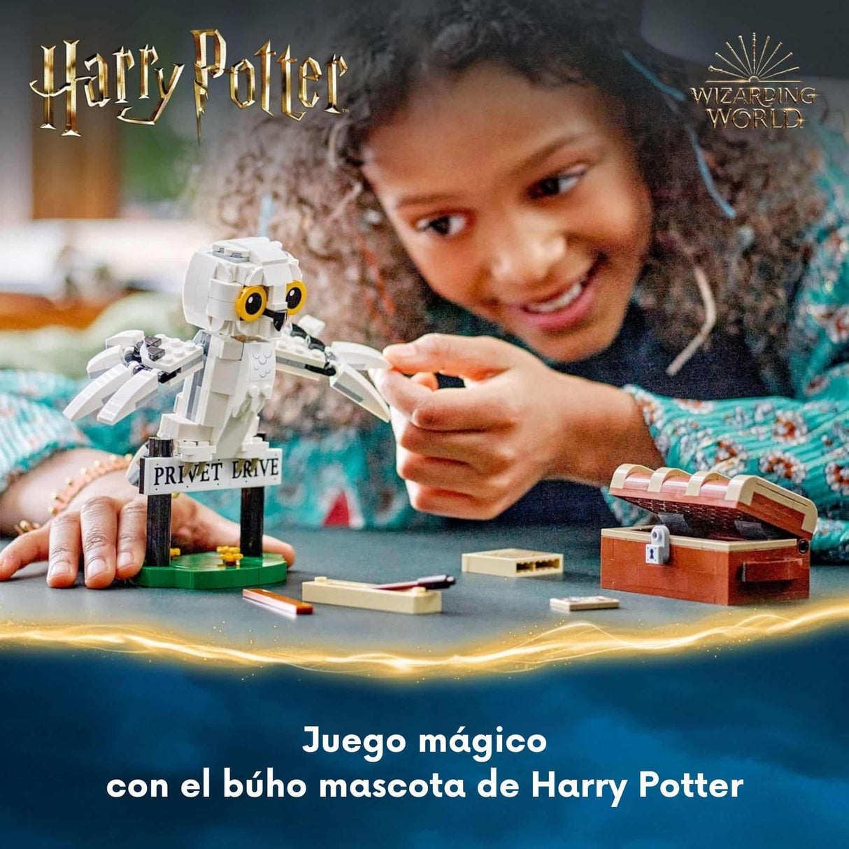 Lego Harry Potter - Juego de Bloques Hedwig En El Número 4 de Privet Drive