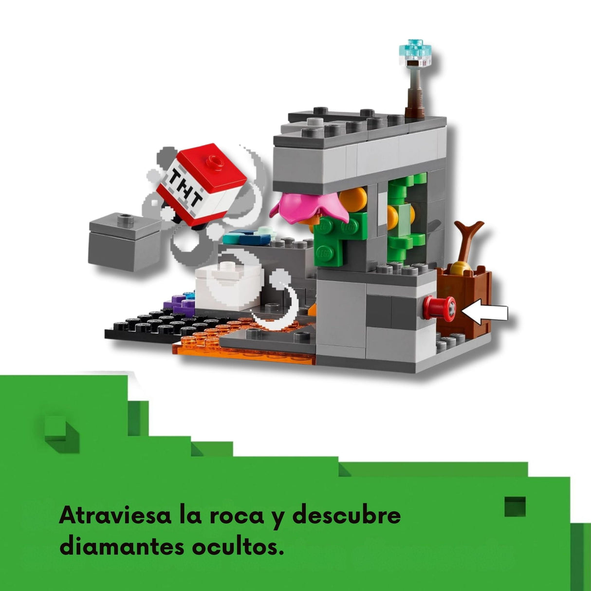 Lego Minecraft - Juego de Bloques El Encuentro con el Guardia