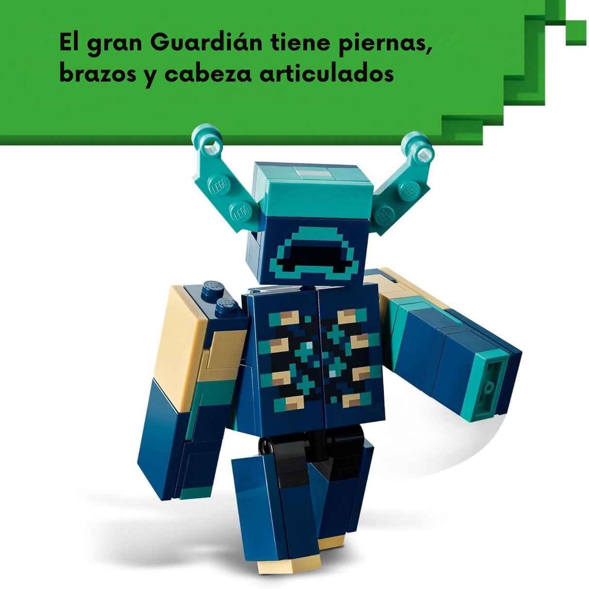 Lego Minecraft - Juego de Bloques El Encuentro con el Guardia