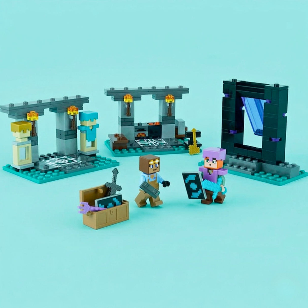 Lego Minecraft - Juego de Bloques La Armería