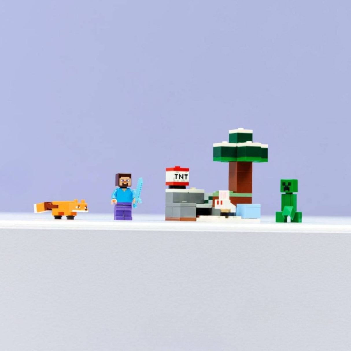 Lego Minecraft - Juego de Bloques La Aventura de Steve en la Taiga