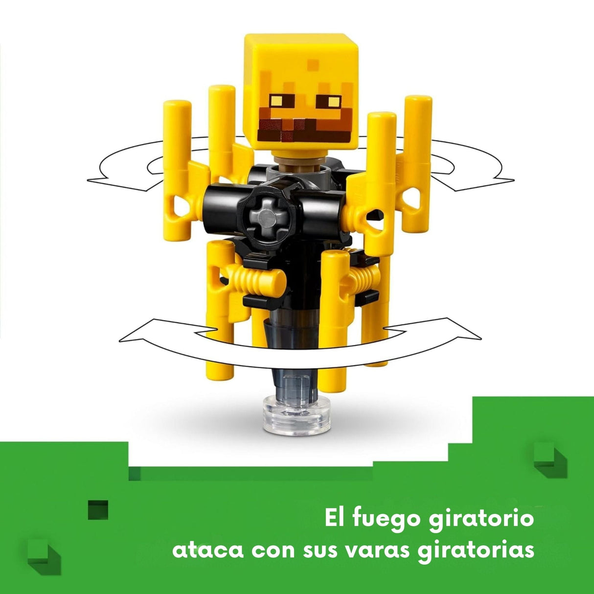 Lego Minecraft - Juego de Bloques La Batalla de Lava del Inframundo