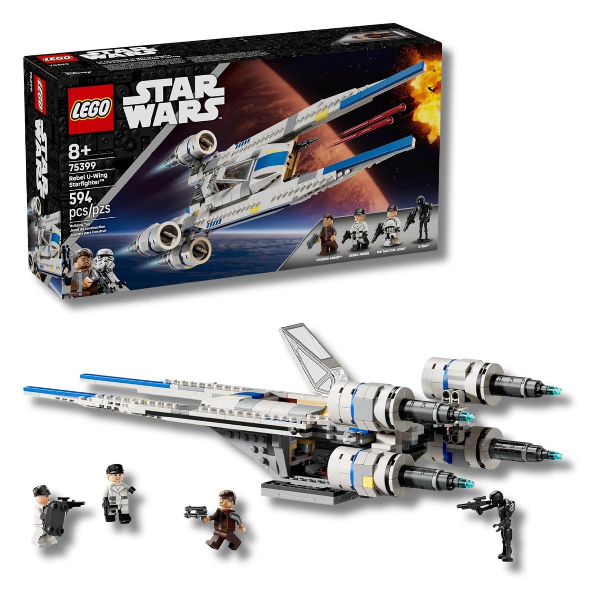 Lego Star Wars - Juego de Bloques Caza Espacial Rebelde U-Wing