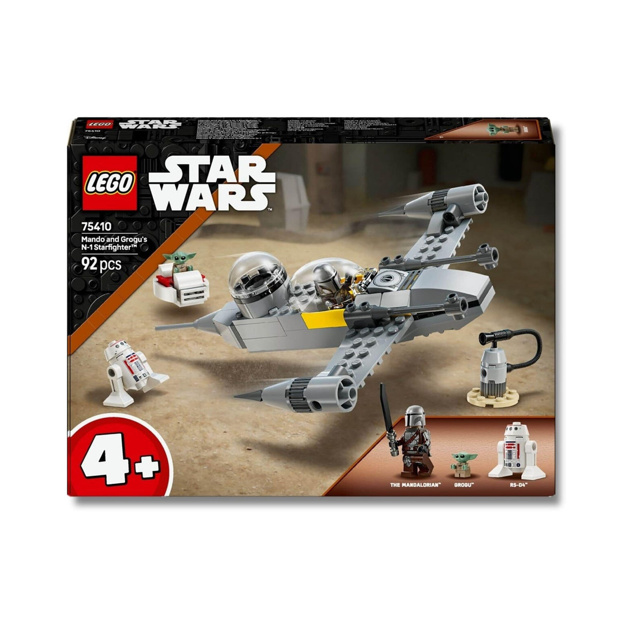 Lego Star Wars - Juego de Bloques Caza Estelar N-1 de Mando y Grogu