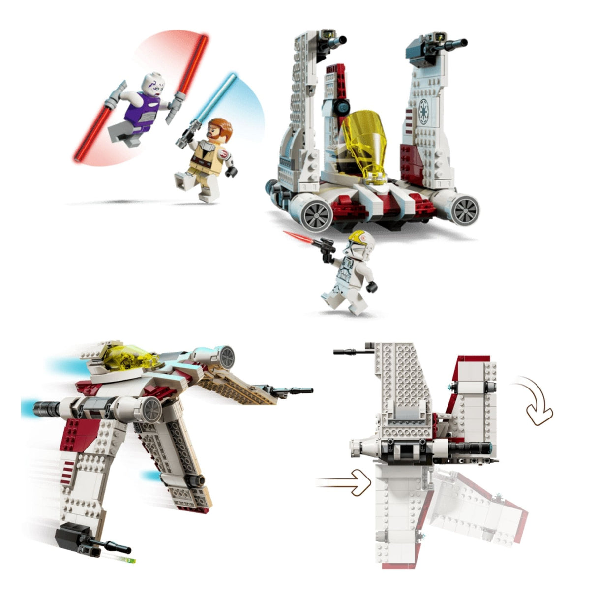 Lego Star Wars - Juego de Bloques Caza Estelar V-19 Torrent