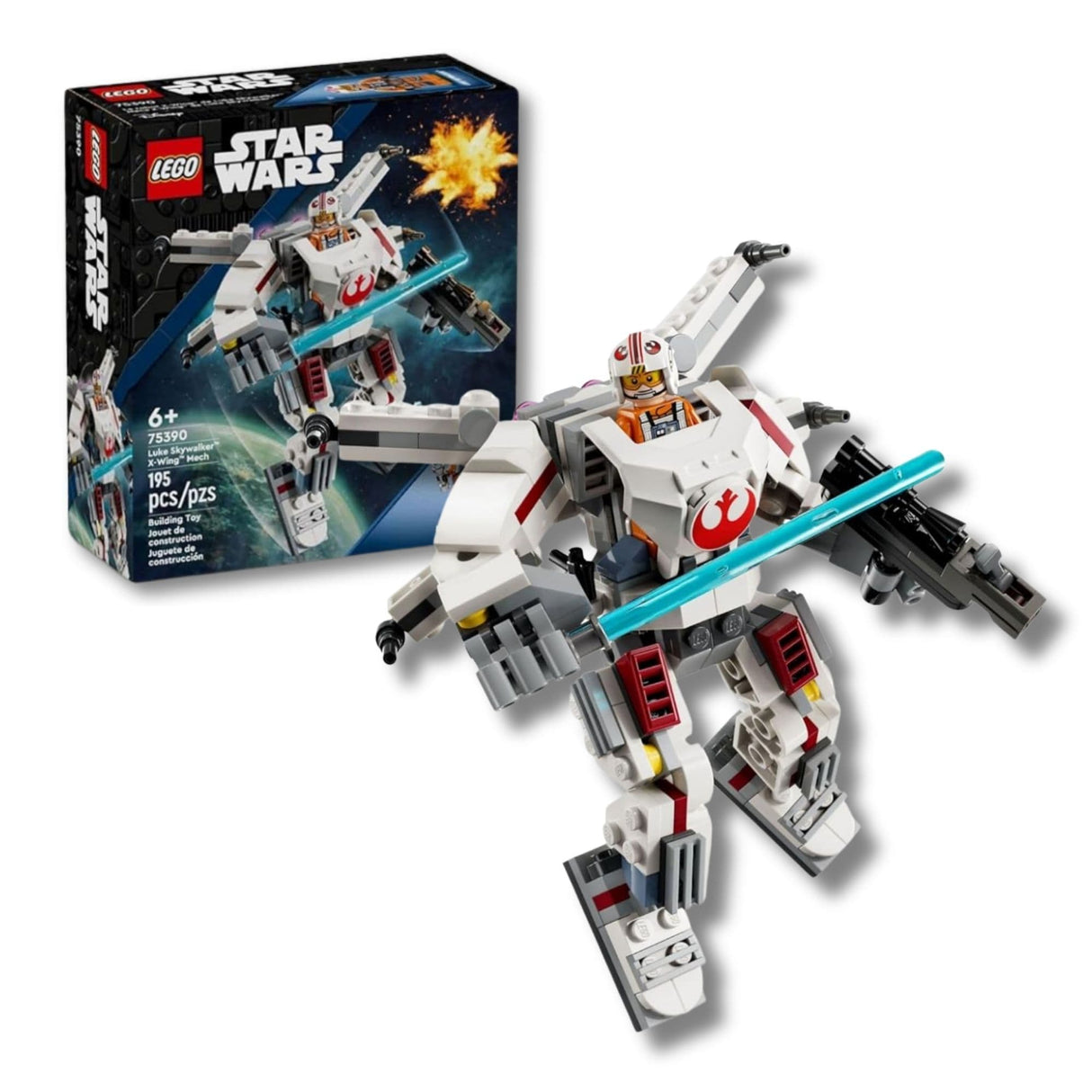 Lego Star Wars - Juego de Bloques Meca X-Wing de Luke Skywalker