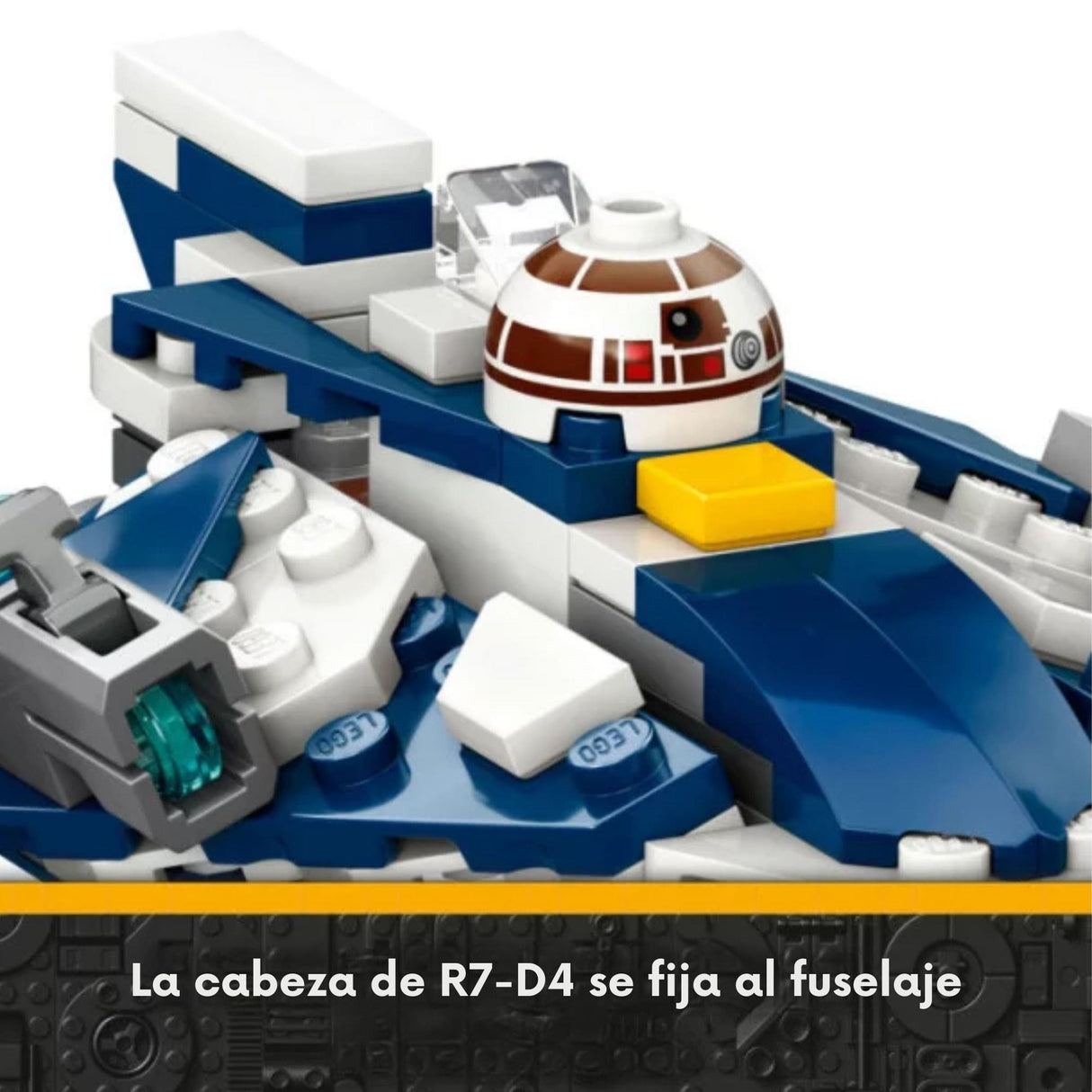 Lego Star Wars - Juego de Bloques Microfighter: Caza Estelar Jedi de Plo Koon