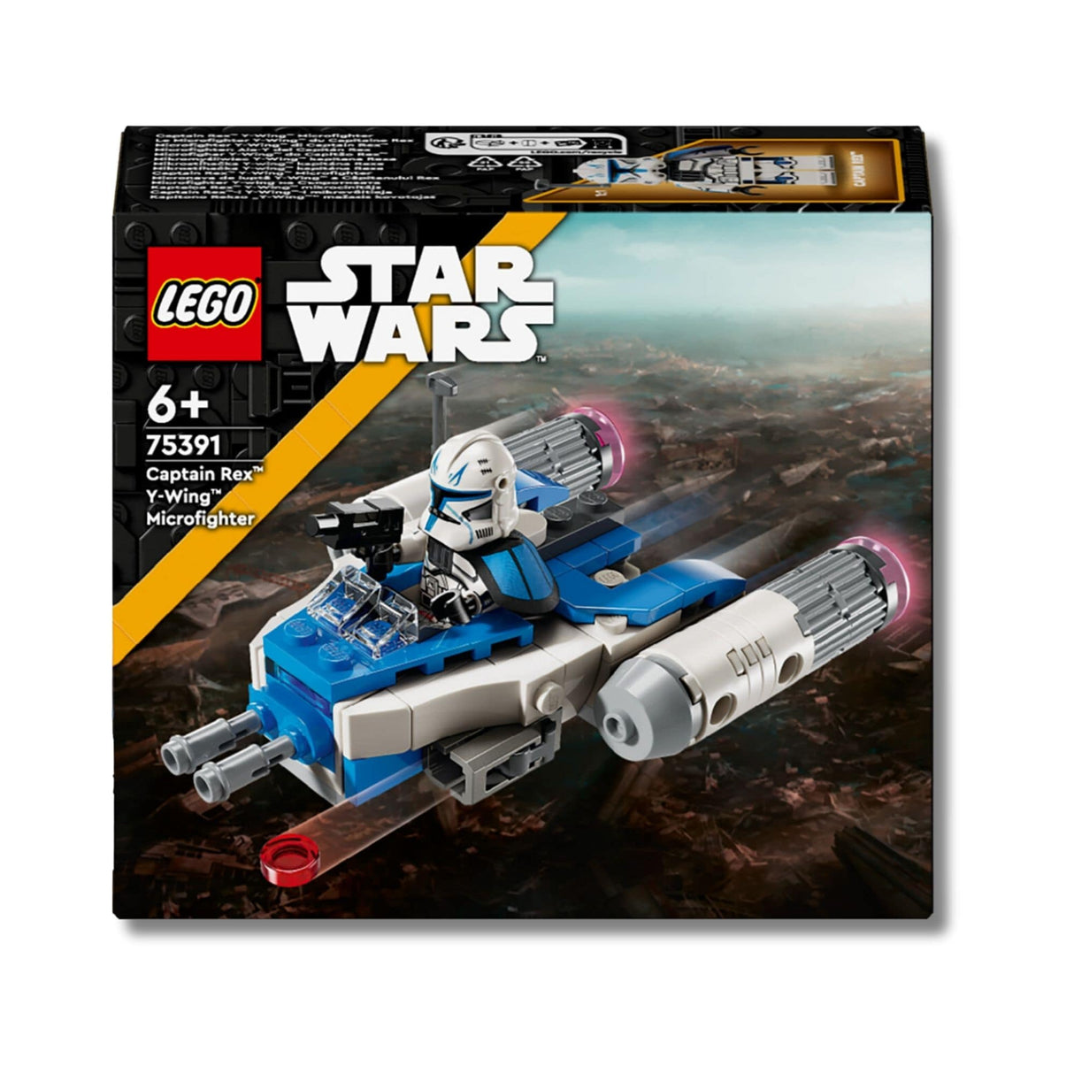 Lego Star Wars - Juego de Bloques Microfighter: Y-Wing del Capitán Rex