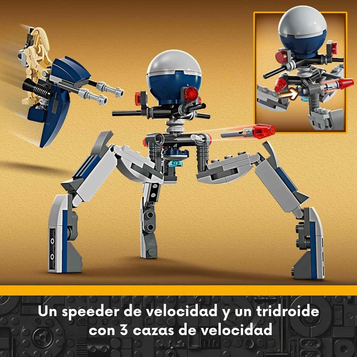Lego Star Wars - Juego de Bloques Pack de Combate: Clon Trooper y Droides de Batalla