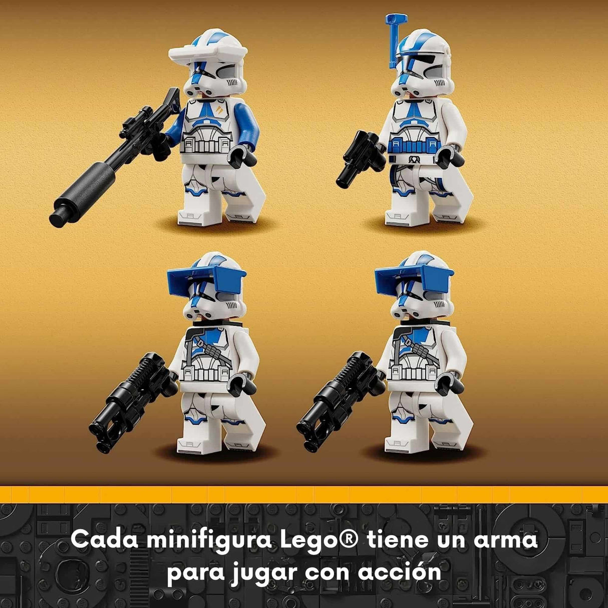 Lego Star Wars - Juego de Bloques Pack de Combate: Clon Troopers de la 501