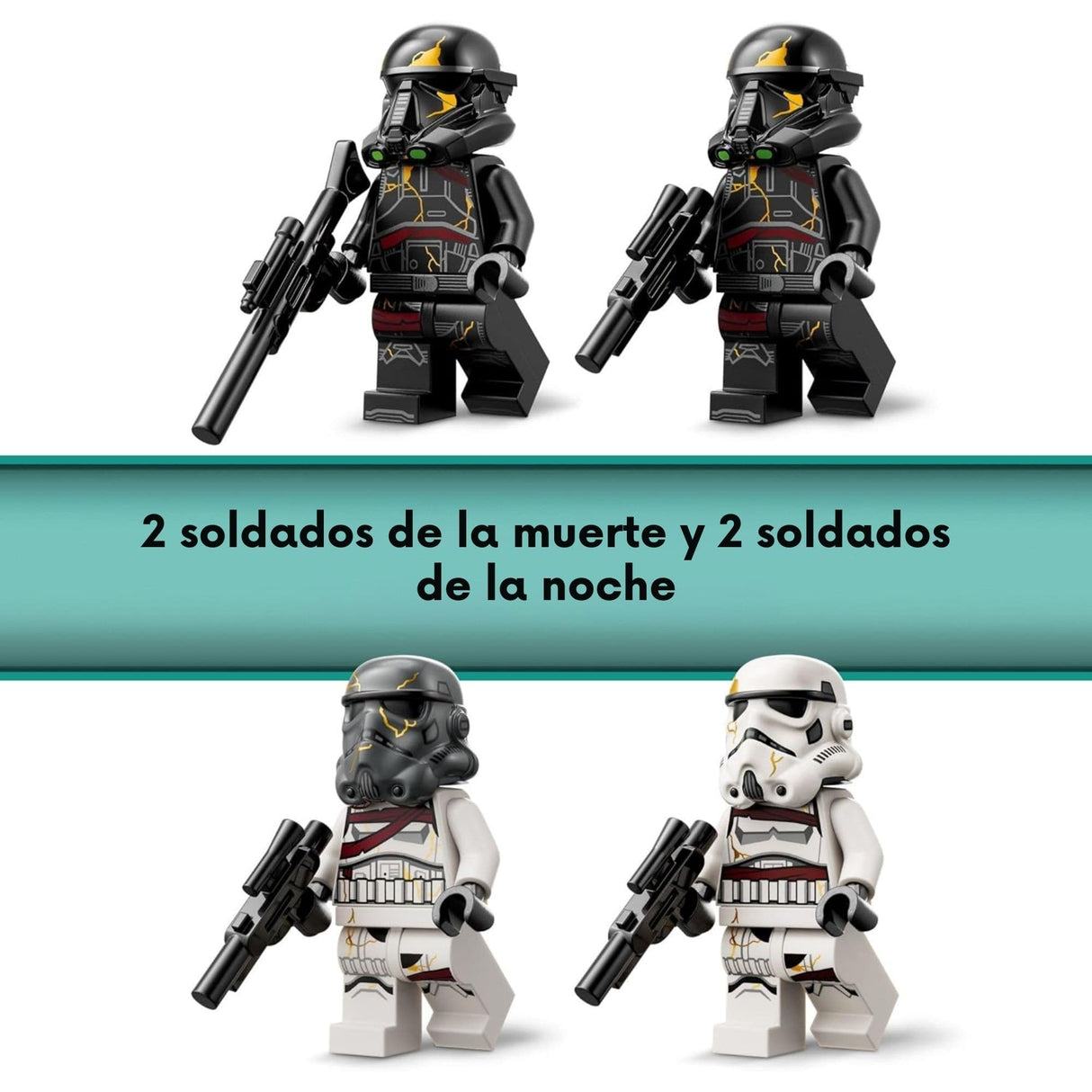 Lego Star Wars - Juego de Bloques Pack de Combate: Soldado de la Muerte y Soldado de la Noche