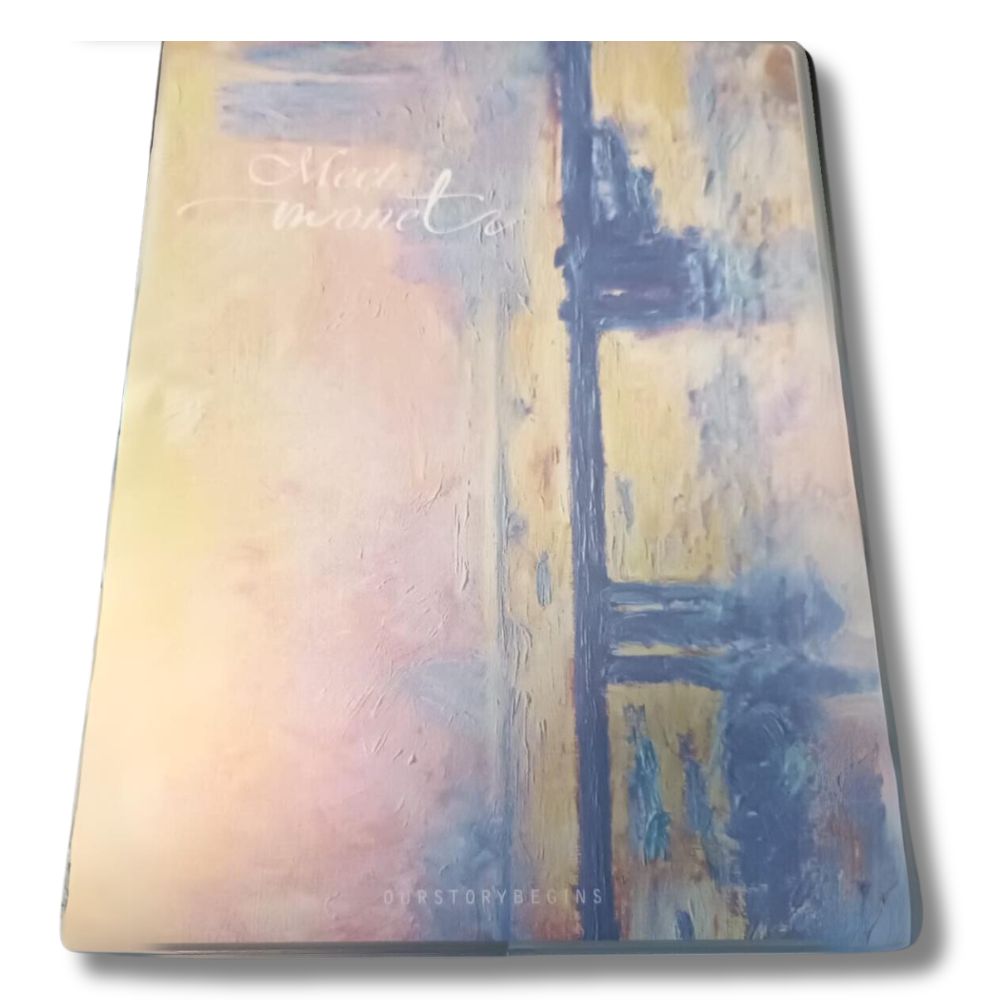 Libreta Monet 80 Hojas con Líneas A5 (Diseño Aleatorio)