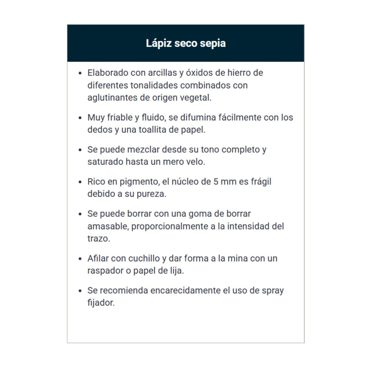 Lyra Rembrandt - Lápiz Pastel Sepia