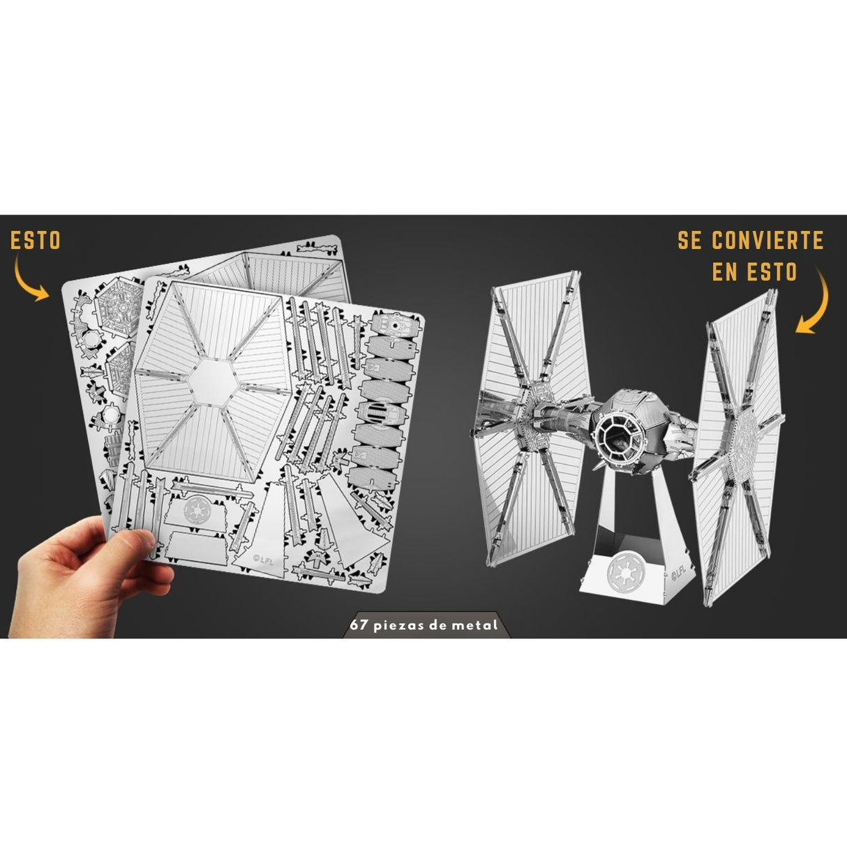 Metal Earth - Model Kit Star Wars Imperial Tie Fighter