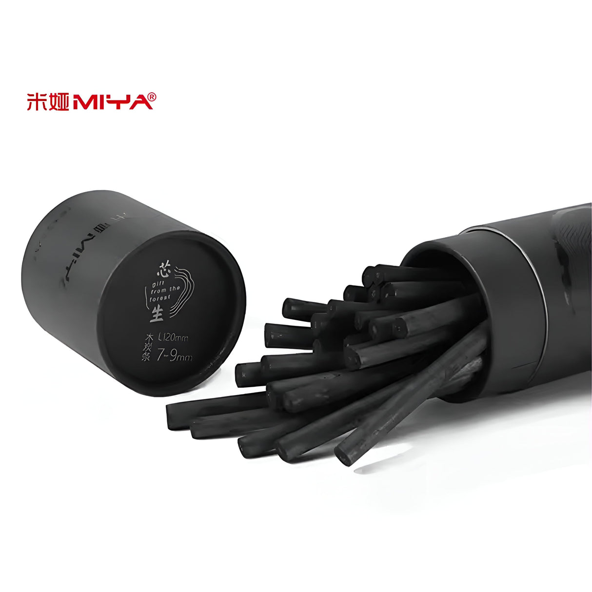 Miya - Pack 20 Barras de Carboncillo de Sauce