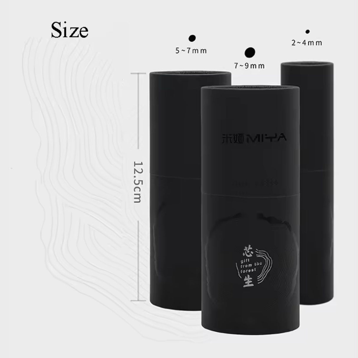 Miya - Pack 20 Barras de Carboncillo de Sauce