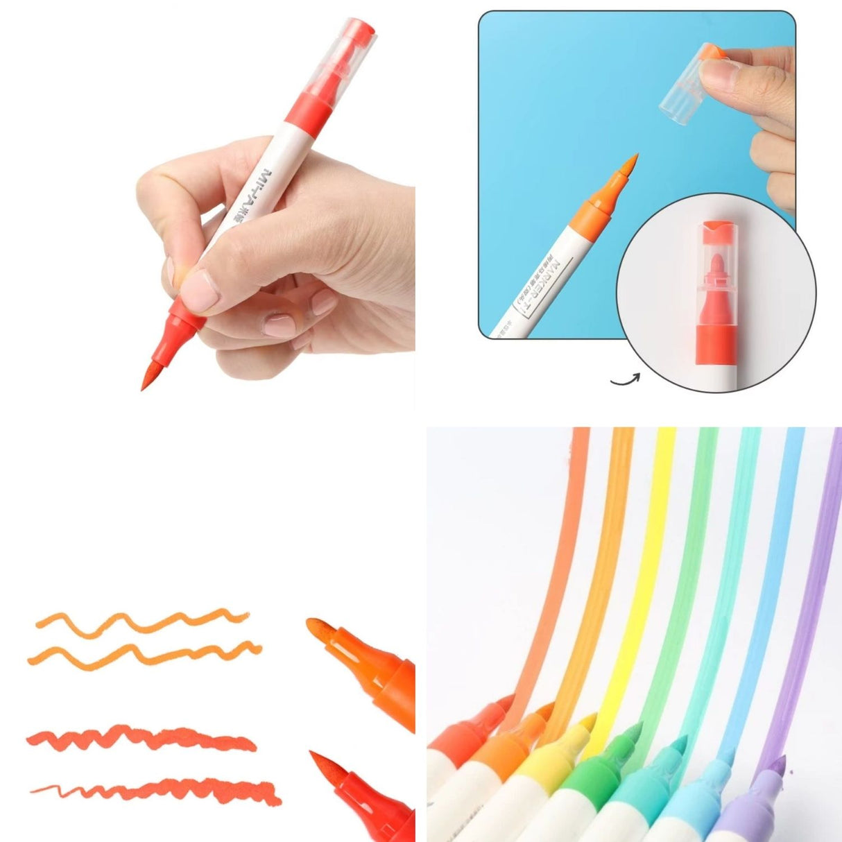 Miya - Set 24 Marcadores Acrílicos Doble Punta