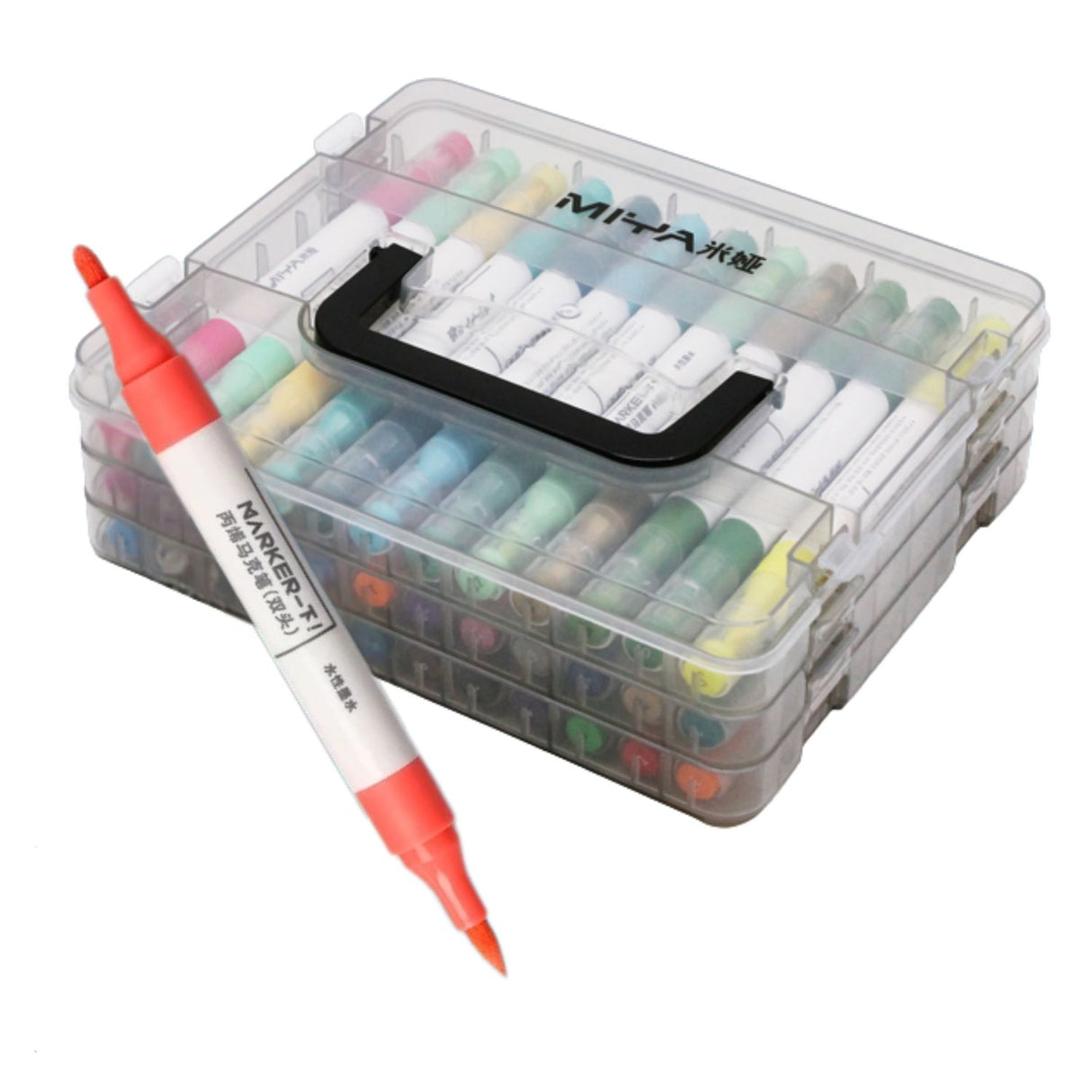 Miya - Set 36 Marcadores Acrílicos Doble Punta