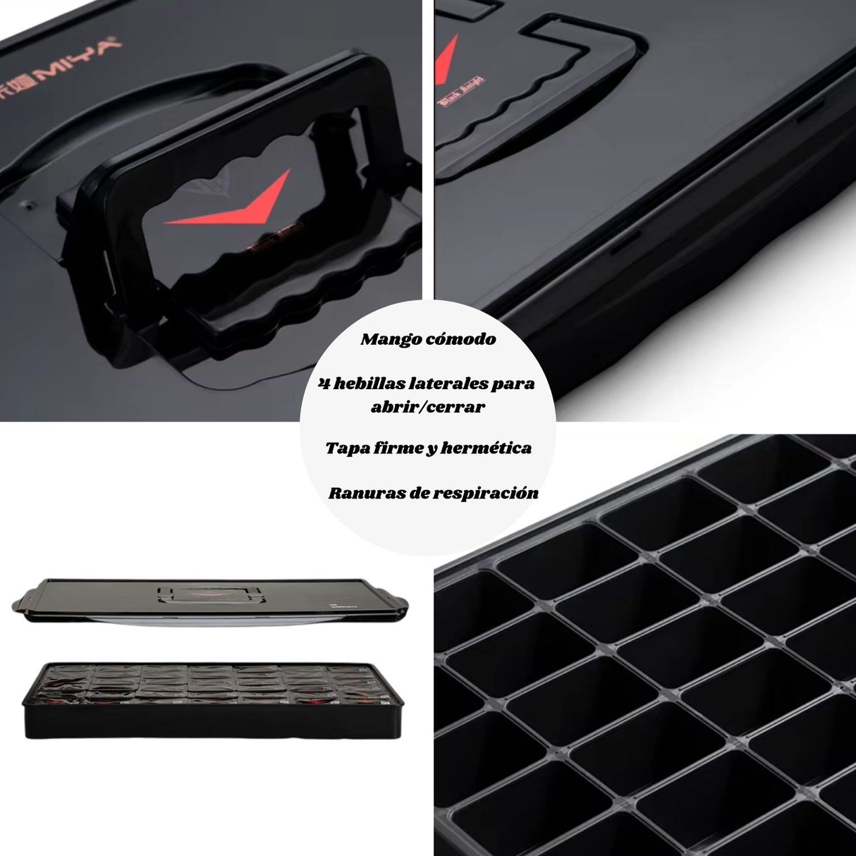 Miya - Set 42 Pinturas Acrílicas Black Knight 60 ml