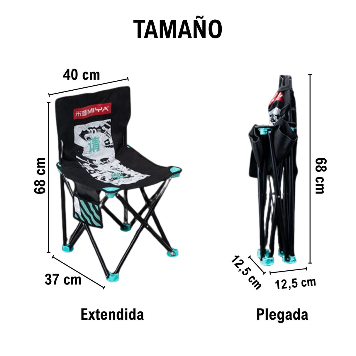 Miya - Silla Plegable para Artista