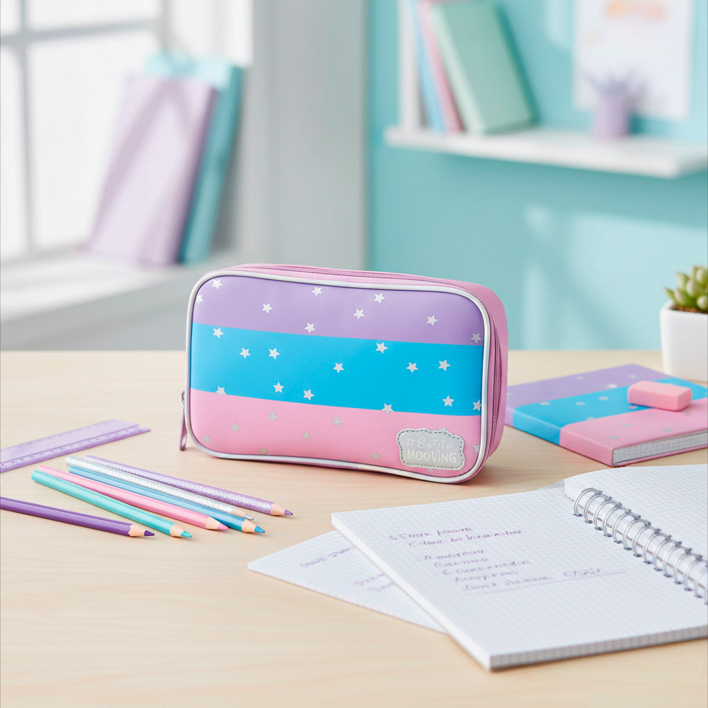 Mooving - Estuche para Lápices 100 Pens Stars