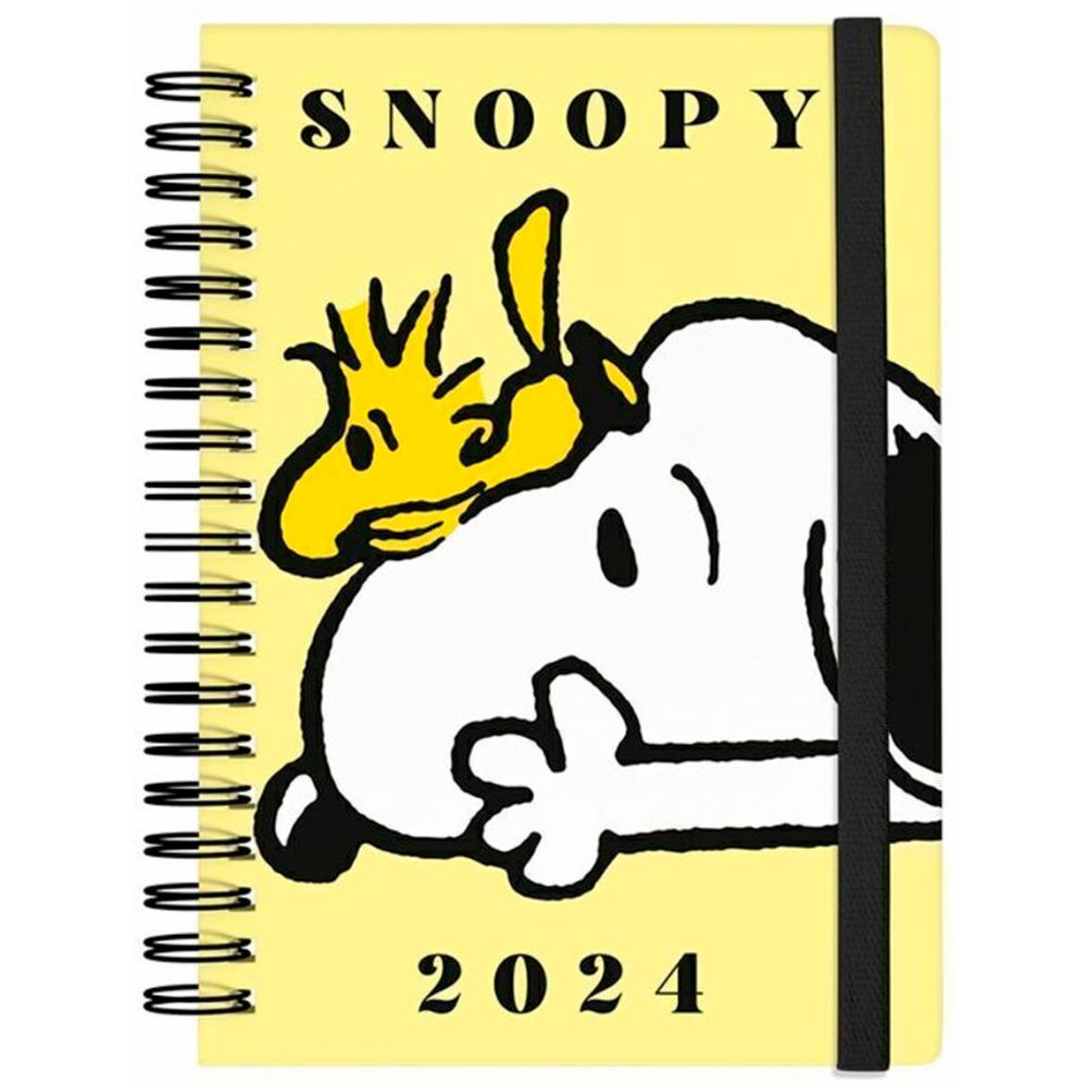 Mooving - Agenda 2024 Día por Página 14 x 20 cm Snoopy