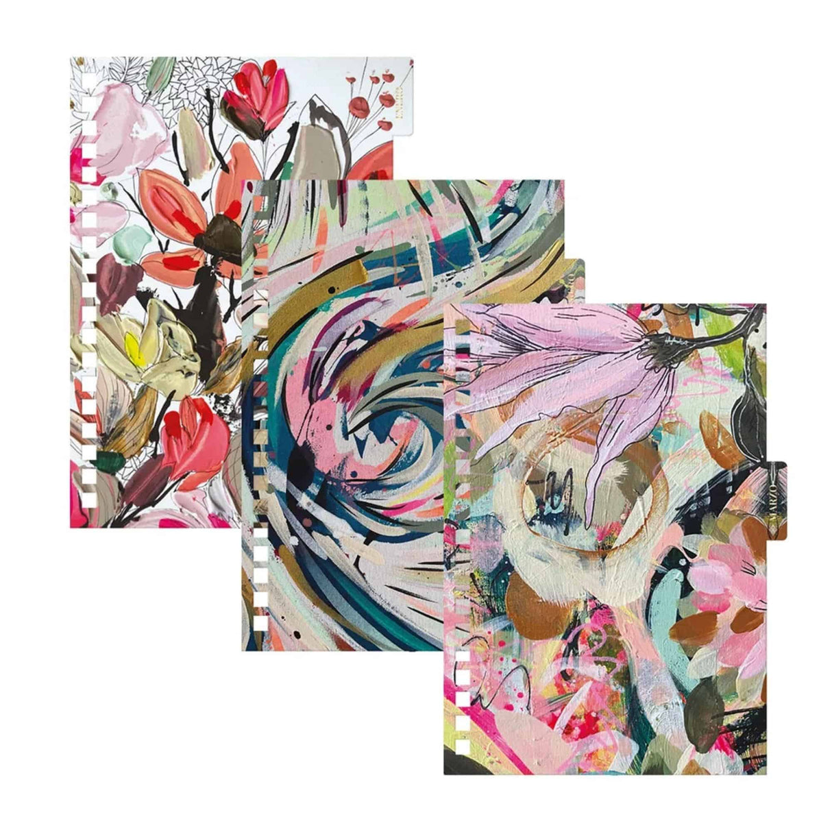 Mooving - Agenda 2026 Día por Página 16 x 22 cm Floral