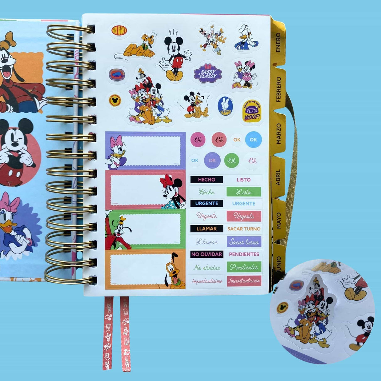 Mooving - Agenda 2026 Diaria Mickey & Friends