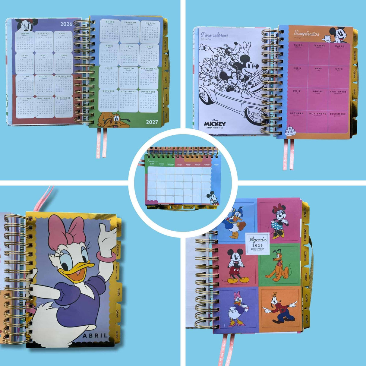 Mooving - Agenda 2026 Diaria Mickey & Friends