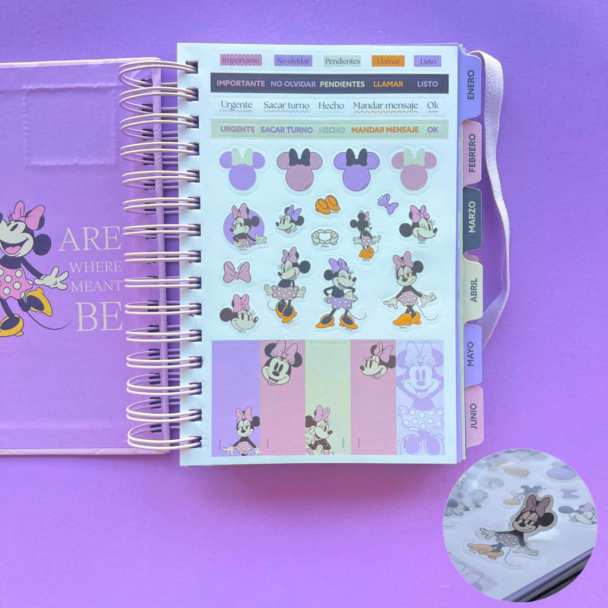 Mooving - Agenda 2026 Diaria Minnie Mouse