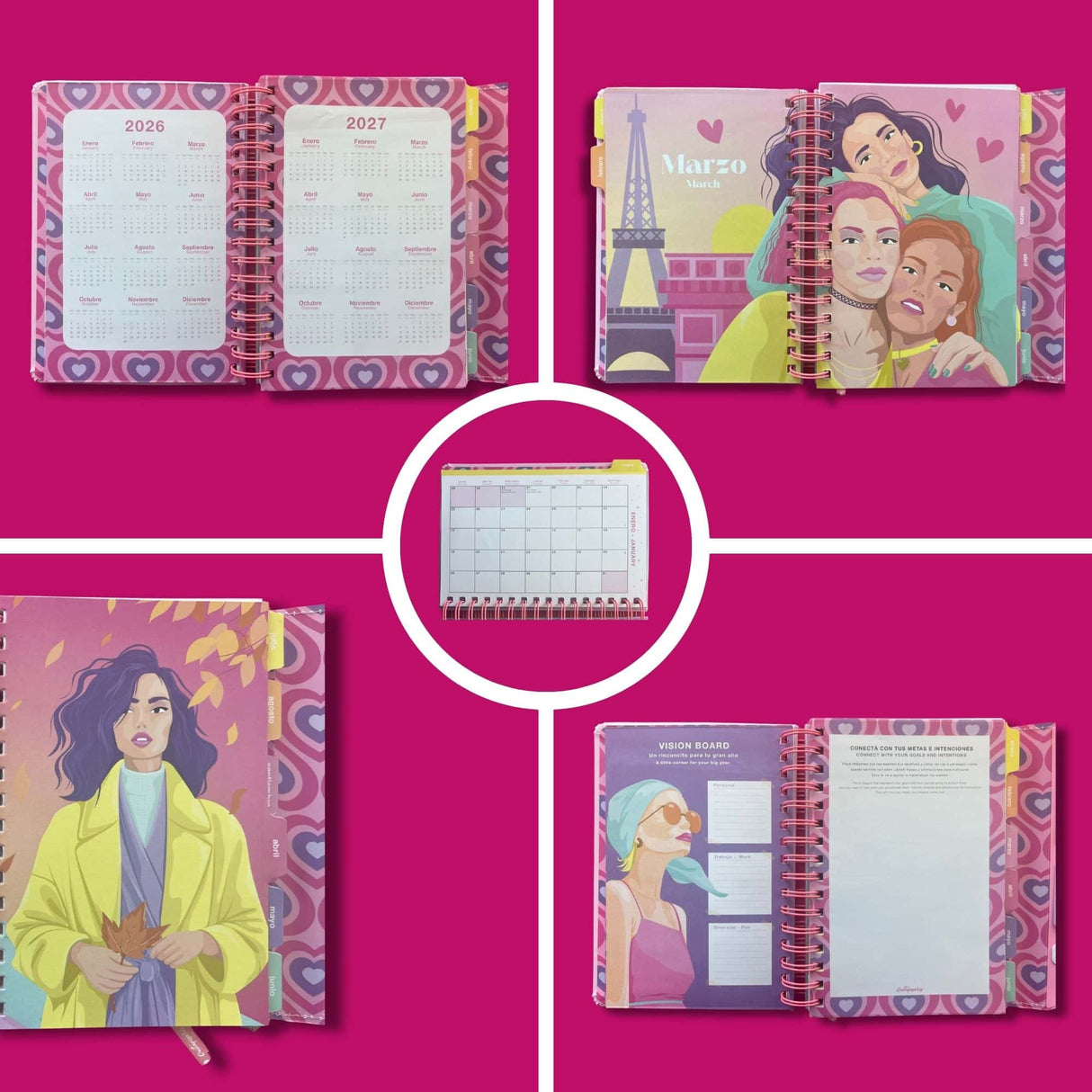 Mooving - Agenda 2026 Diaria Quitapesares