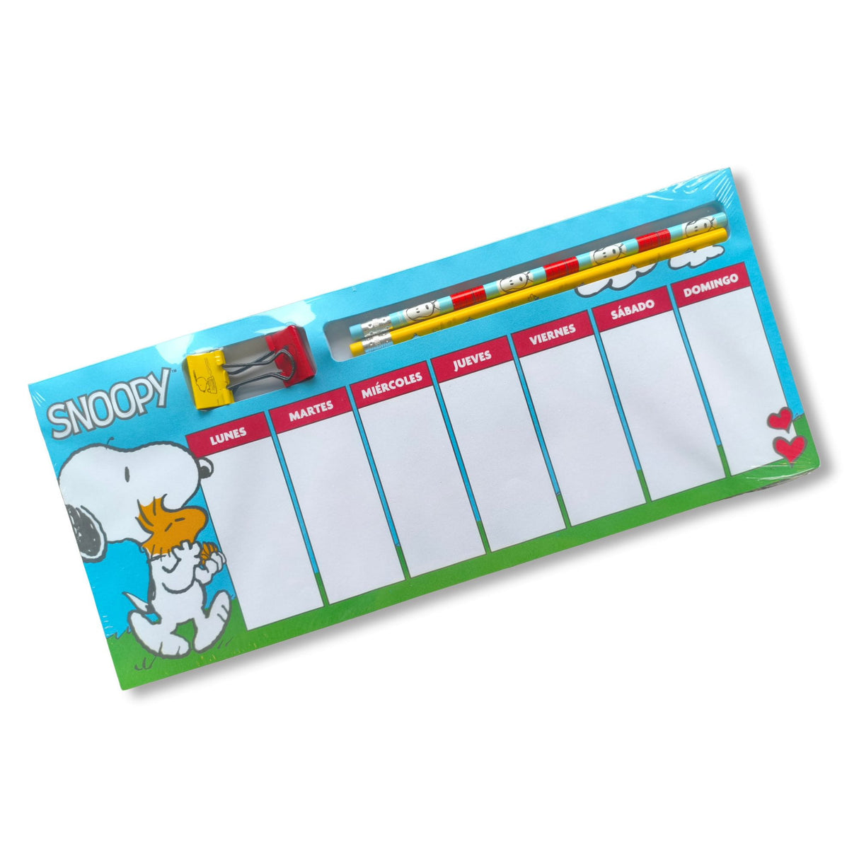 Mooving at Work - Planner Organizador Semanal Snoopy con Accesorios