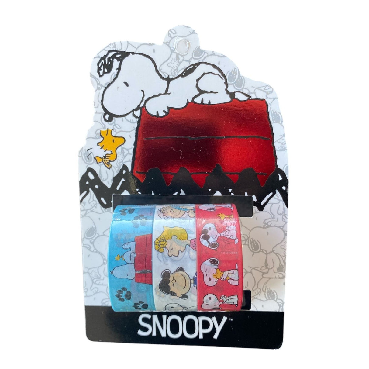 Mooving at Work - Set 3 Washi Tape Snoopy 1,5 cm x 3 m