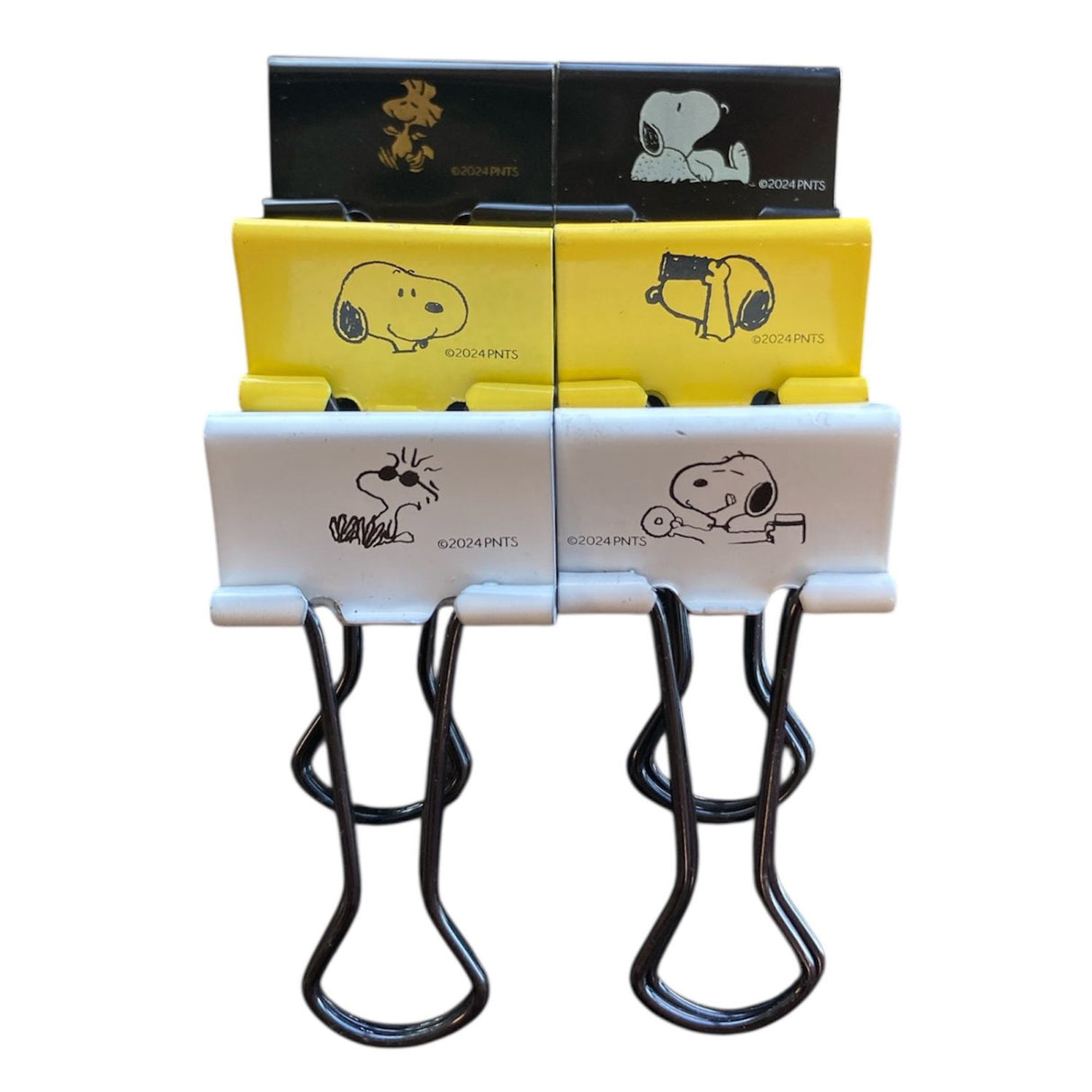 Mooving at Work - Set 6 Binder Clips Snoopy 25 mm