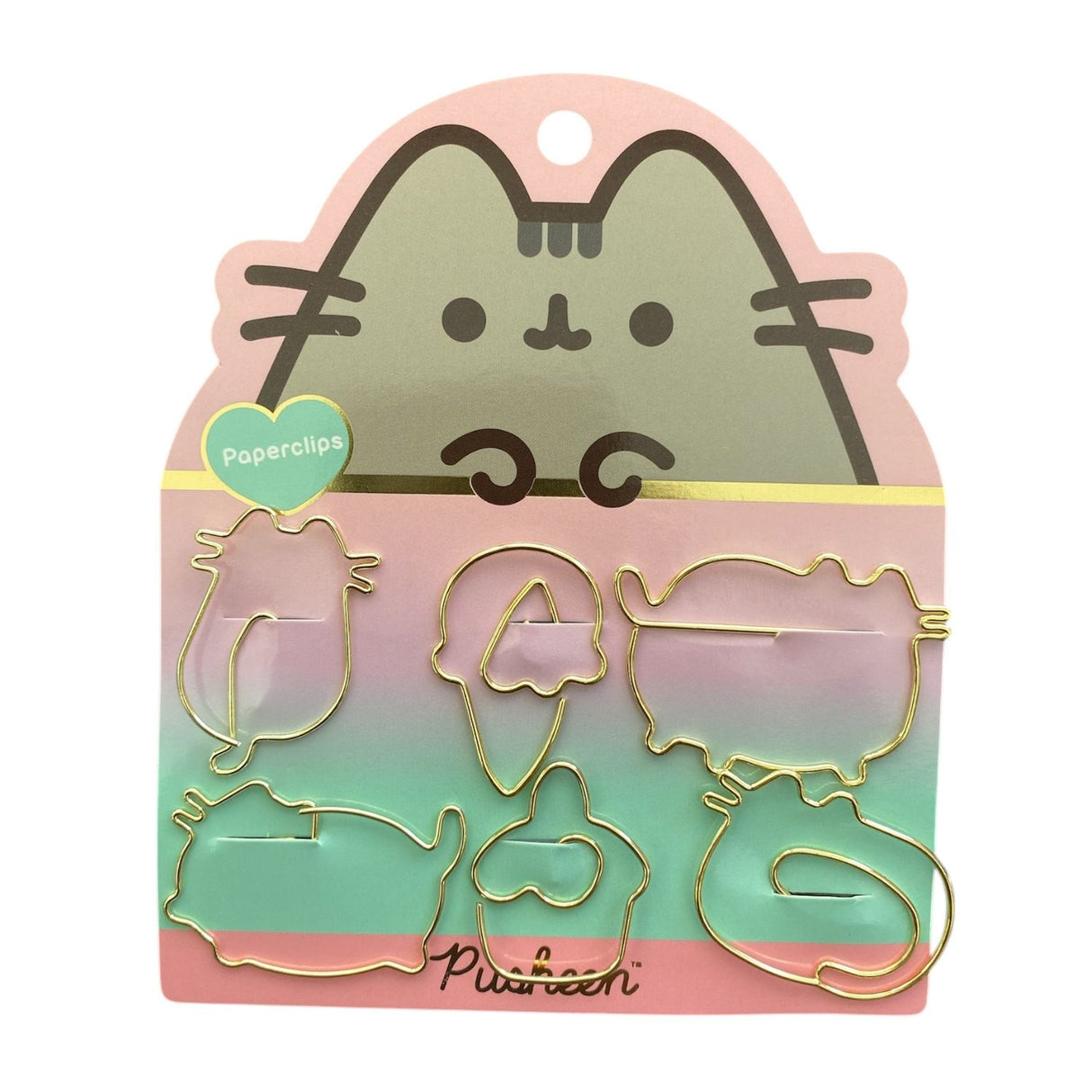 Mooving at Work - Set 6 Clip Pusheen con Forma