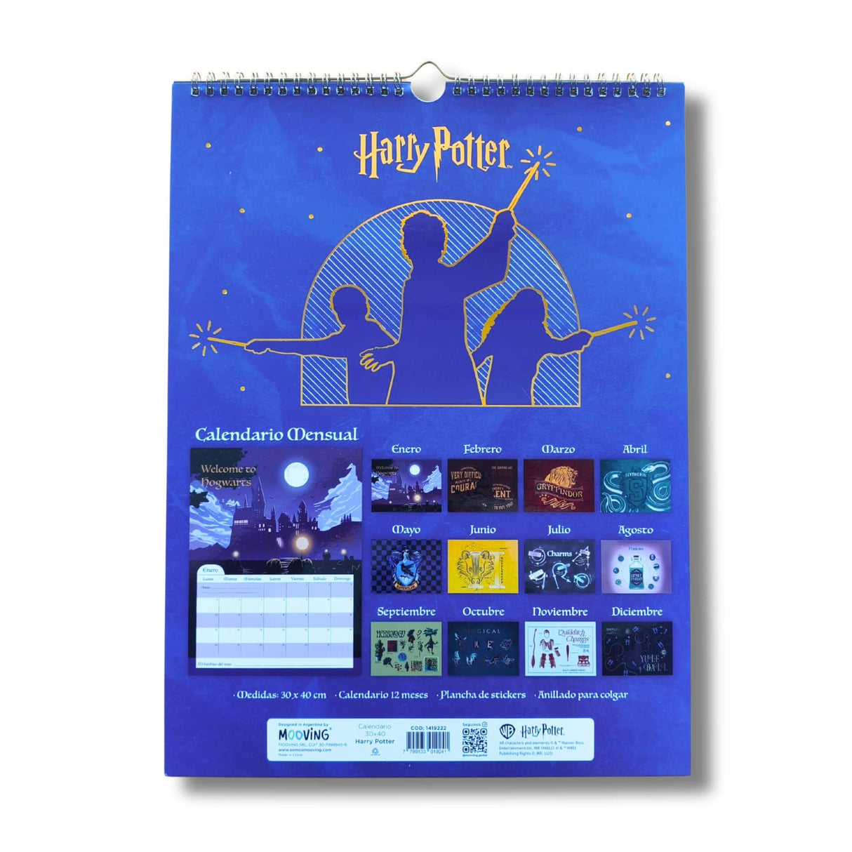 Mooving - Calendario 2026 Harry Potter 40 x 30 cm