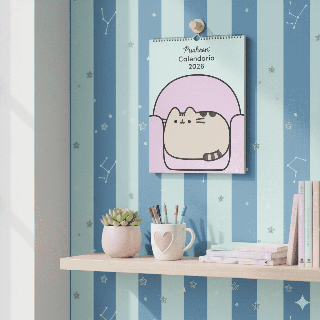 Mooving - Calendario 2026 Pusheen 30 x 40 cm