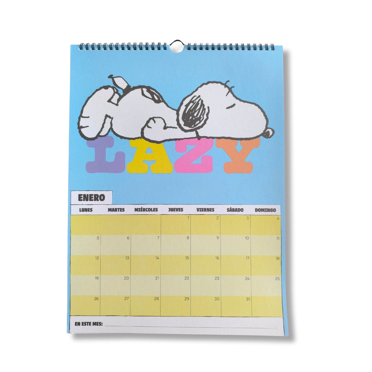 Mooving - Calendario 2026 Snoopy 40 x 30 cm