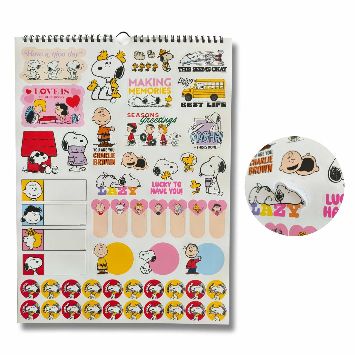 Mooving - Calendario 2026 Snoopy 40 x 30 cm