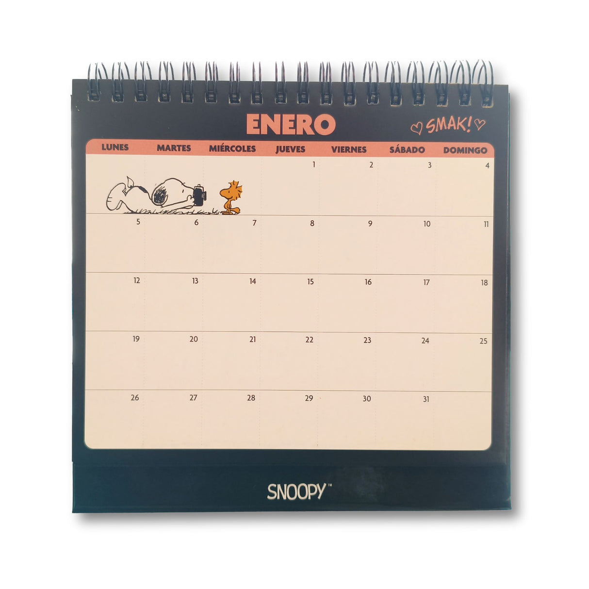 Mooving - Calendario 2026 Snoopy Escritorio